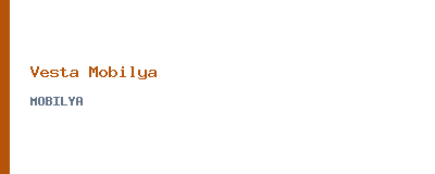 Vesta Mobilya